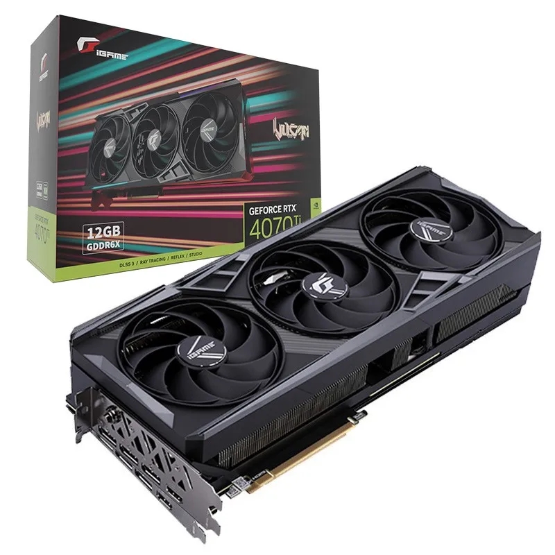 фото Видеокарта colorful igame geforce rtx 4070 ti vulcan oc-v