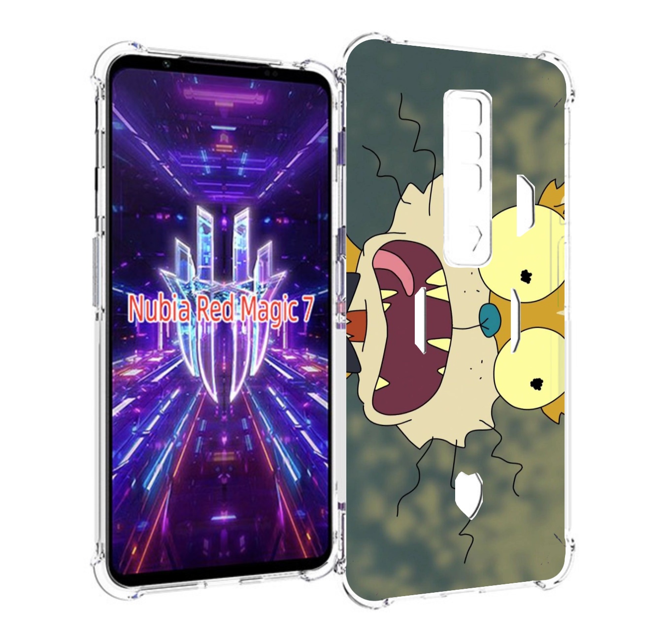 

Чехол MyPads пугливый кот для ZTE Nubia Red Magic 7, Прозрачный, Tocco