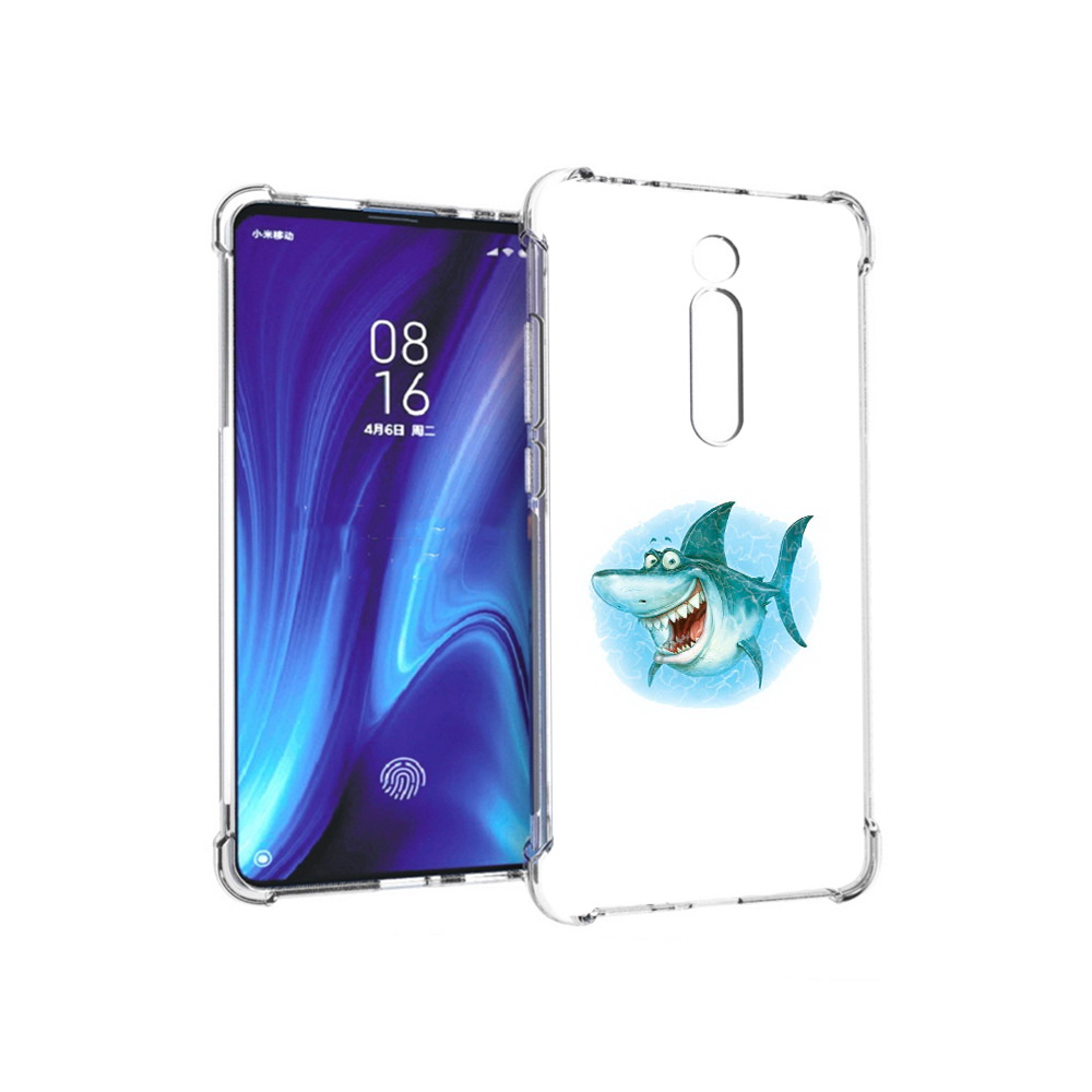 

Чехол MyPads Tocco для Xiaomi Redmi K20 веселая акула (PT130504.291.261), Прозрачный, Tocco