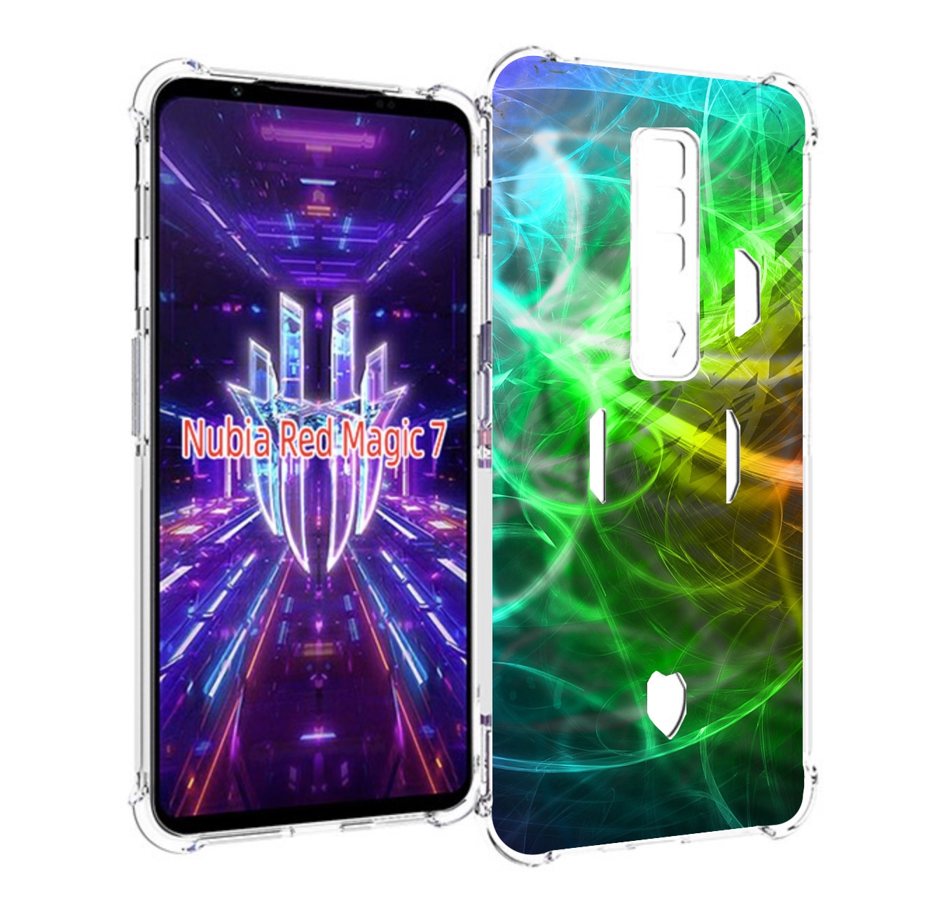 

Чехол MyPads разноцветная-абстракция-линиями для ZTE Nubia Red Magic 7, Прозрачный, Tocco