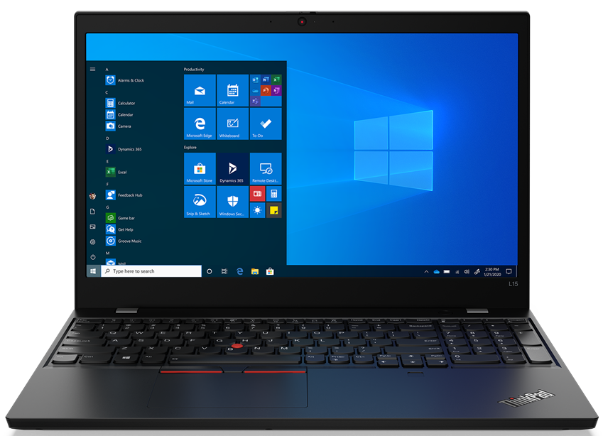 фото Ноутбук lenovo thinkpad l15 gen 1 15.6" fhd ips/ryzen 7 pro 4750u/8gb/256gb/черный