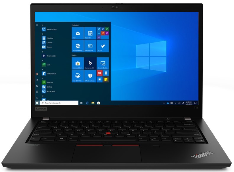 фото Ноутбук lenovo thinkpad t14 gen 1 14.0" черный (20ud003nrt)