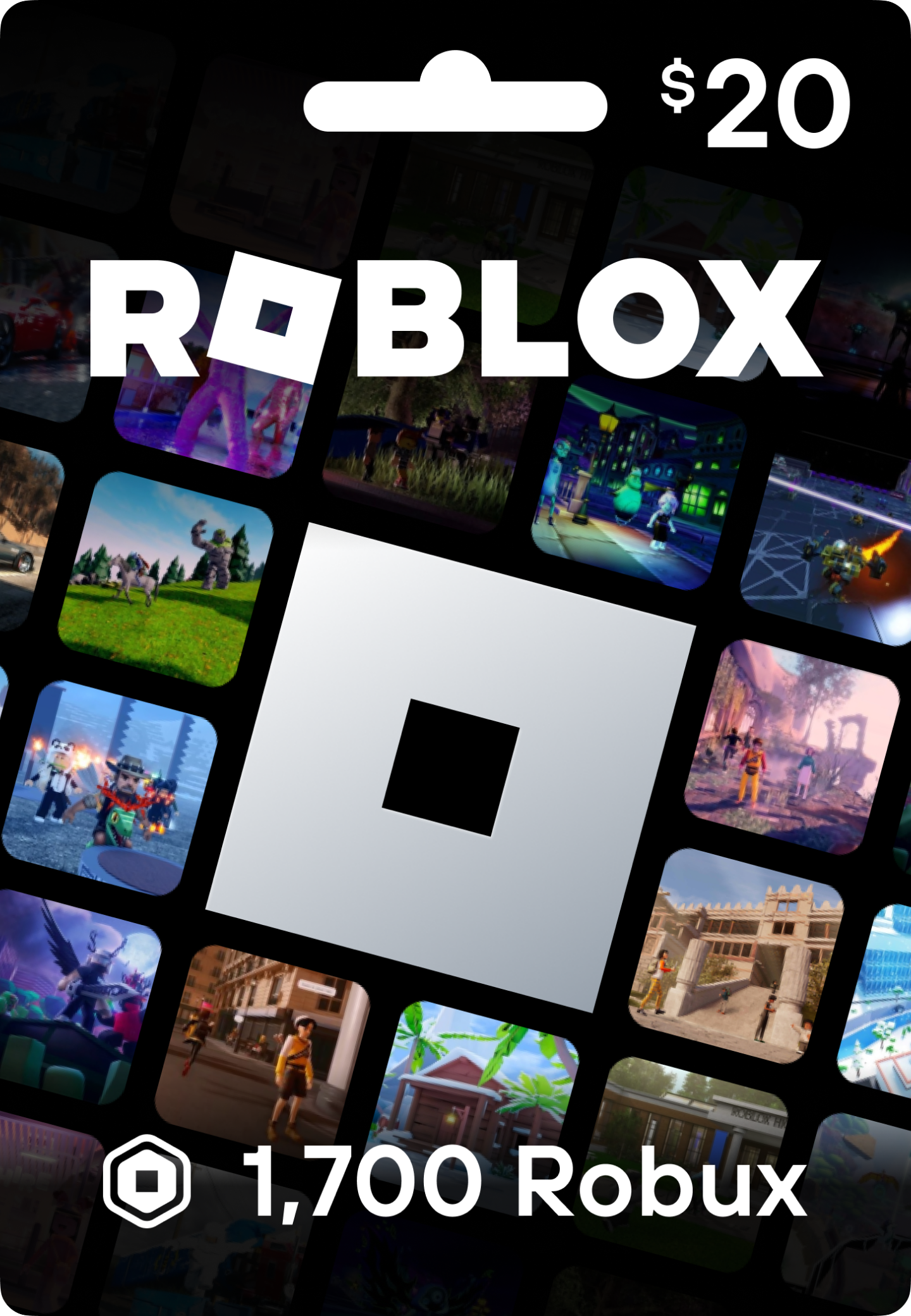 

Карта пополнения Roblox на 1700 робуксов, Robux, 1700 Robux