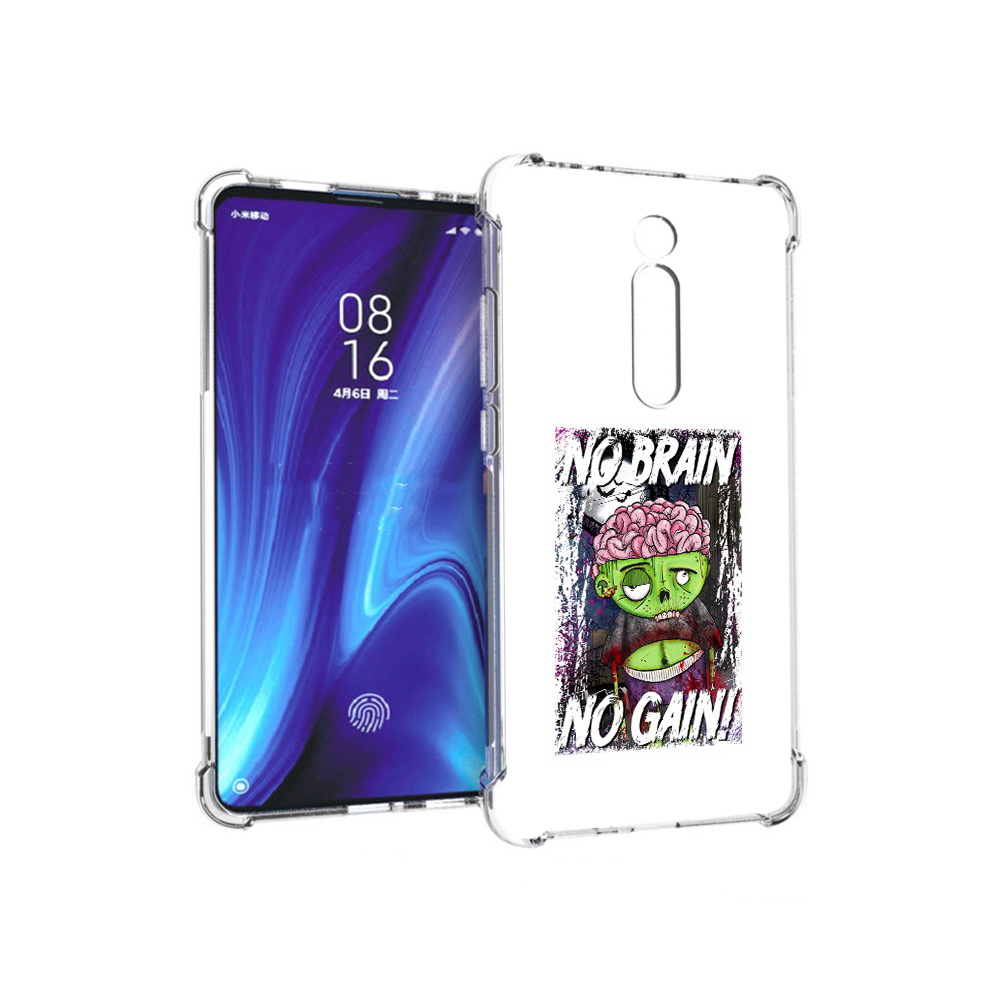 

Чехол MyPads Tocco для Xiaomi Redmi K20 глупый зомби (PT130504.291.289), Прозрачный, Tocco