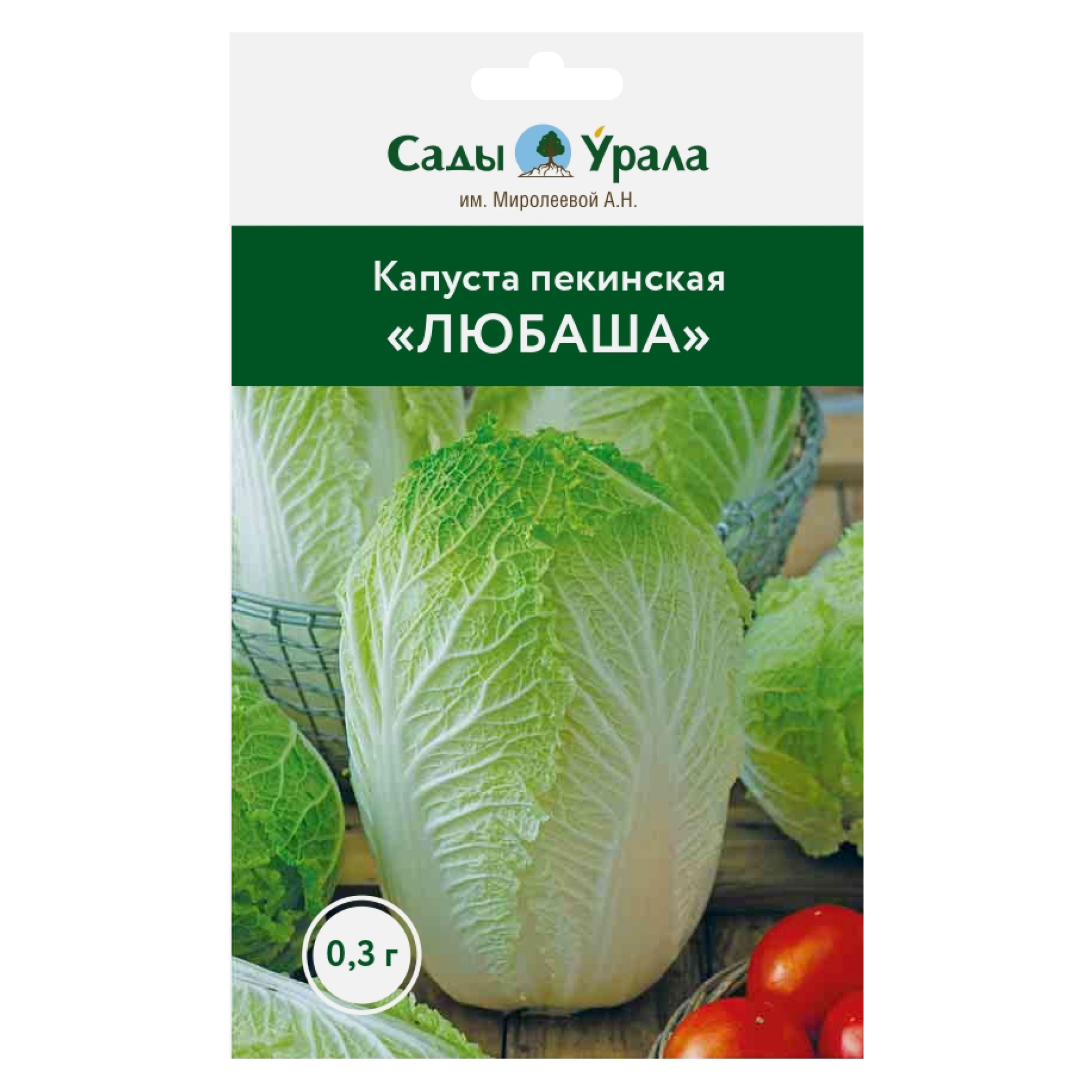 

Семена капуста пекинская Сады Урала Любаша 50057 1 уп., Капуста пекинская «Любаша»