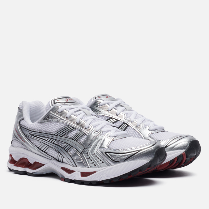 фото Кроссовки женские asics gel-kayano 14 серебристые 42.5 eu