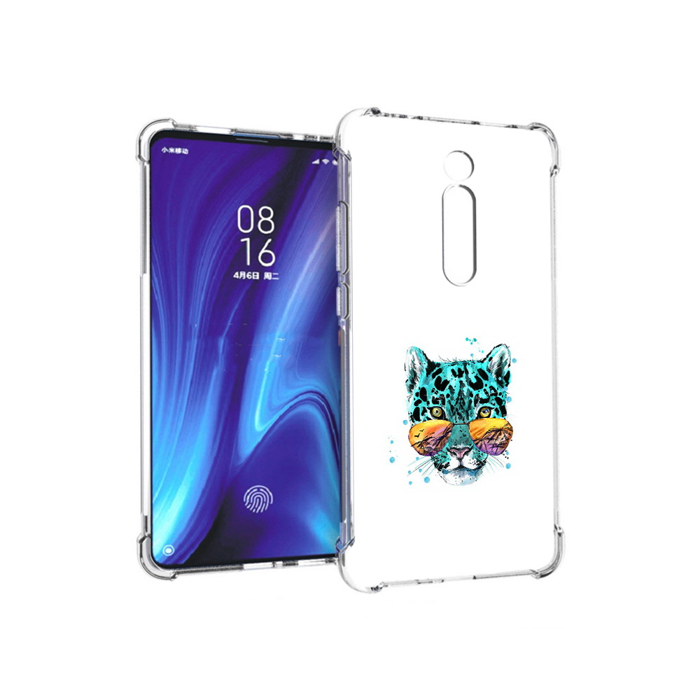 

Чехол MyPads Tocco для Xiaomi Redmi K20 голубой лео (PT130504.291.294), Прозрачный, Tocco