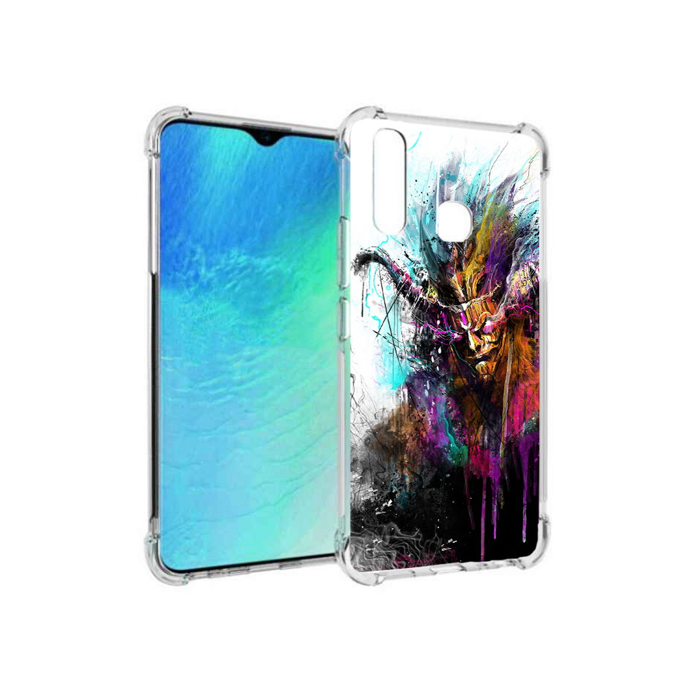 

Чехол MyPads Tocco для Vivo Y19 яркий дьявол (PT140444.419.709), Прозрачный, Tocco