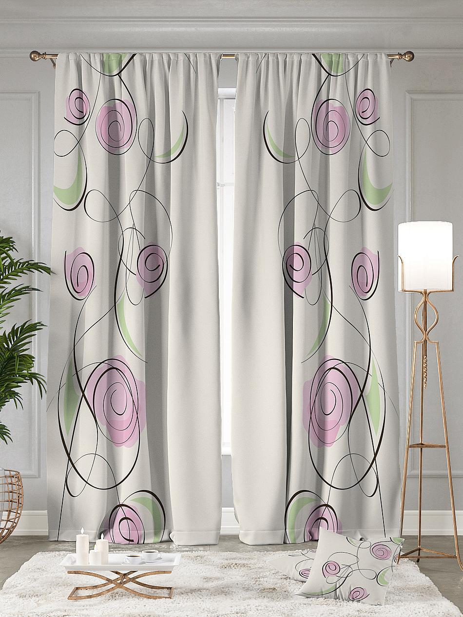

Комплекты штор AT HOME / шторы в комнату 150х260 см / Рибонс, 900992