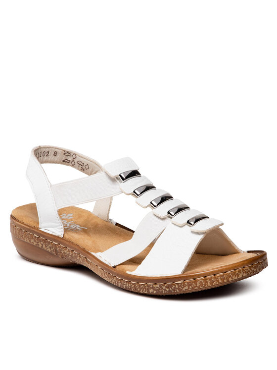 

Сандалии 62850-80 Rieker белый 36 EU, 62850-80