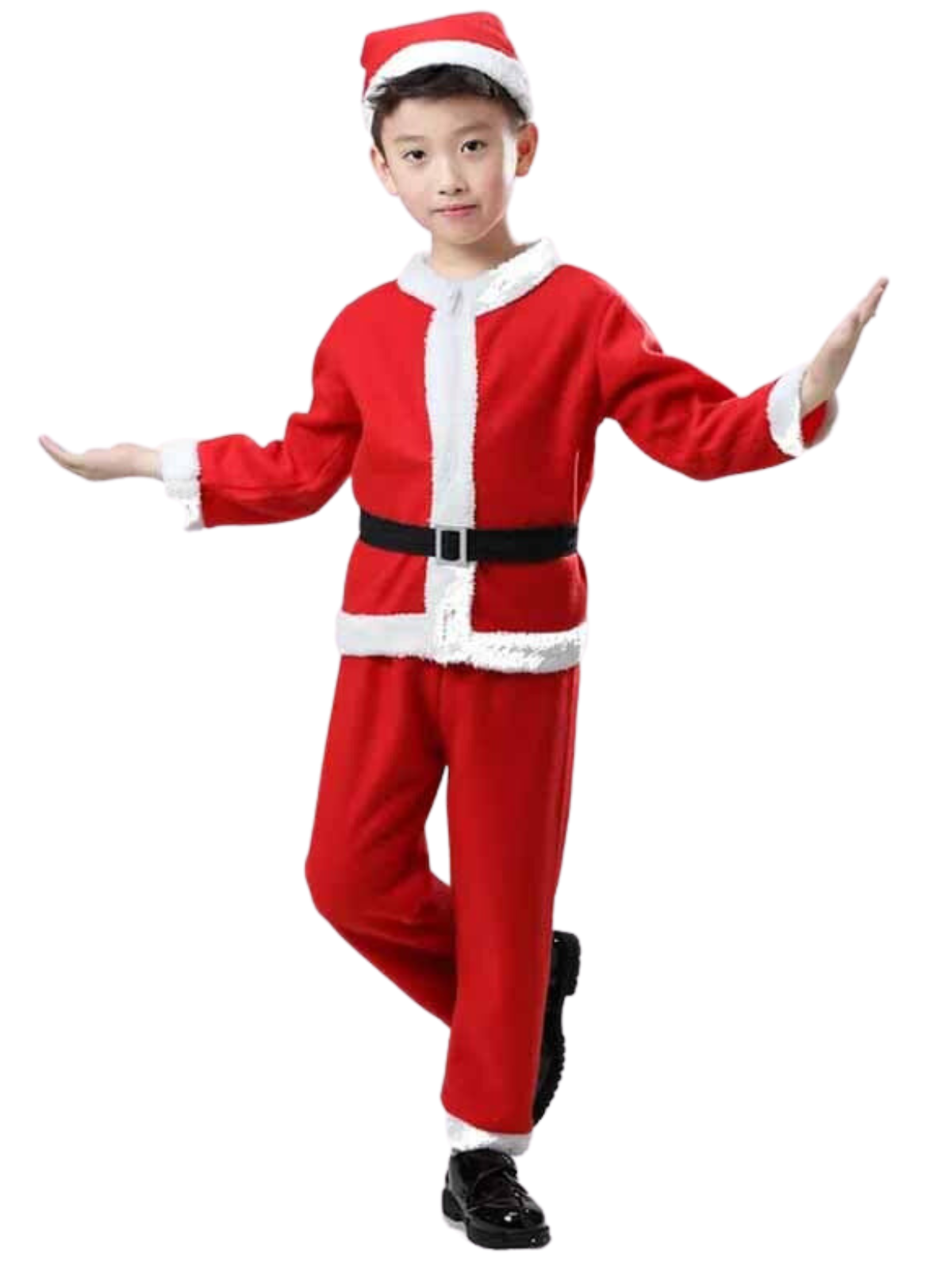 Карнавальный костюм ROYAL FELLE Дед Мороз, красный, 110