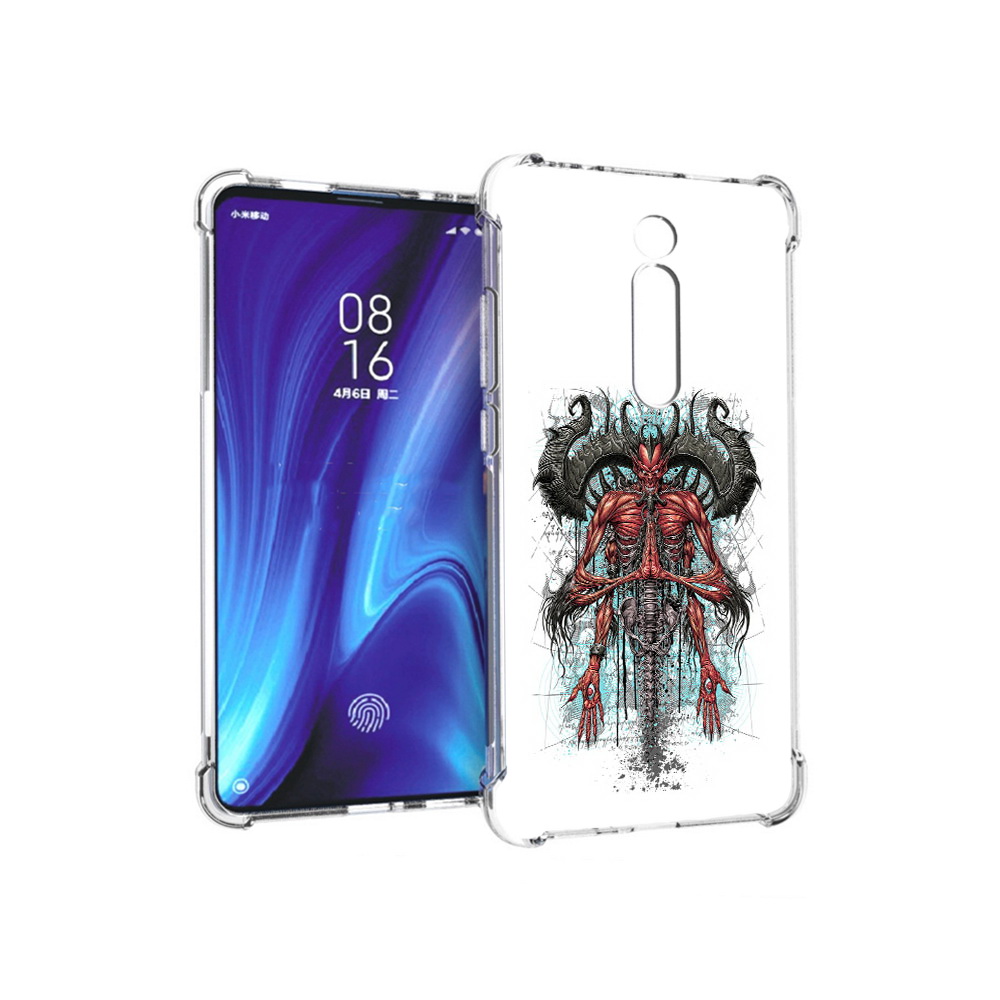 

Чехол MyPads Tocco для Xiaomi Redmi K20 дьявол (PT130504.291.340), Прозрачный, Tocco
