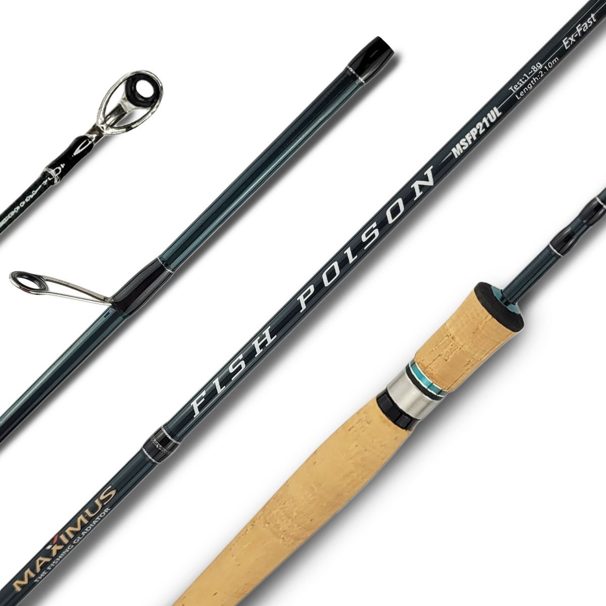 

Удилище спиннинговое Maximus FISH POISON 23UL 1-8 гр 180 см, FISH POISON