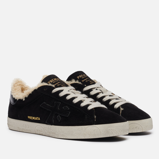 фото Кеды женские premiata steven-d 5081 черные 40 eu