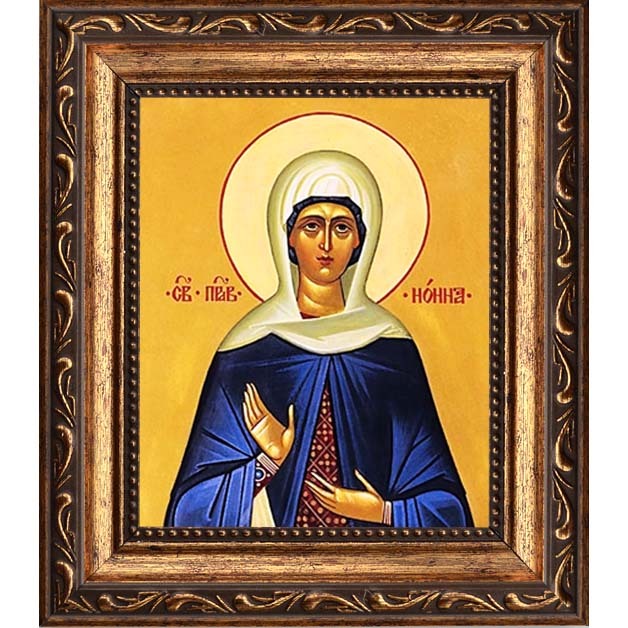 

Нонна Святая Праведная. Икона на холсте.