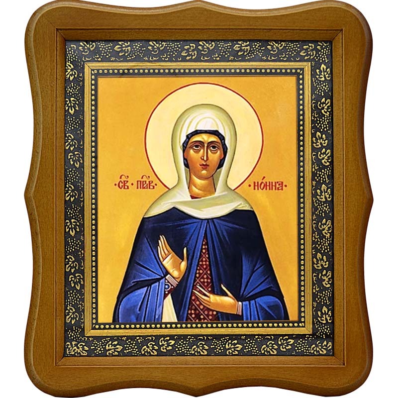 

Нонна Святая Праведная. Икона на холсте.