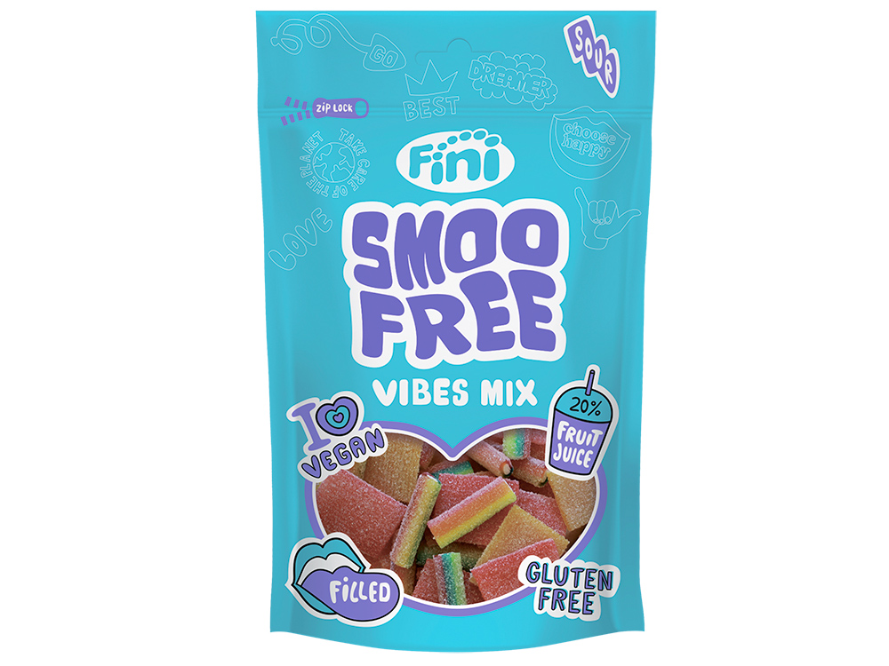 

Мармелад Fini Smoofree Vibes Mix палочки-пластинки, 165 г, -