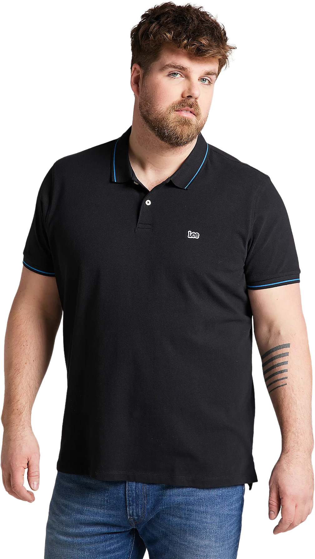

Футболка мужская Lee L61ARL01 черная 3XL, L61ARL01
