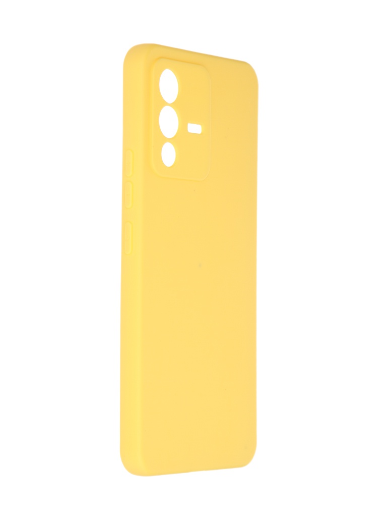 фото Чехол df для vivo v23 silicone yellow vcase-07 df-group