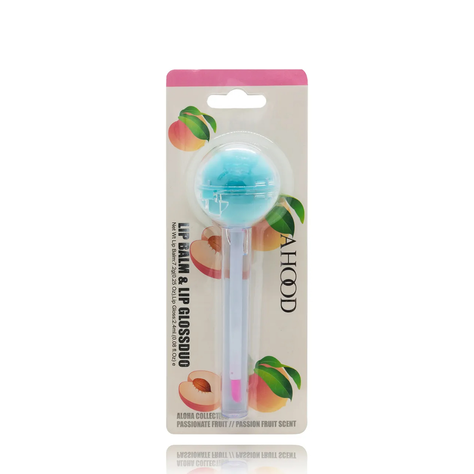 

Питательный блеск-бальзам губ 2 в 1-м "Персик", Lip_Balm&Gloss_2in1