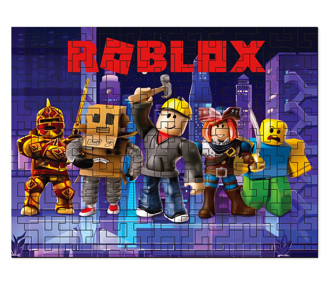 

Деревянные пазлы Active puzzles Роблокс Roblox 90 дет, Роблокс