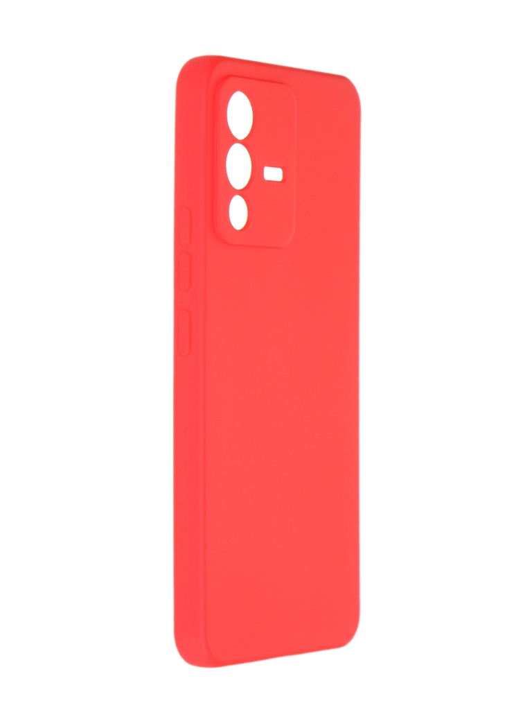 Чехол DF для Vivo V23 Silicone Red vCase-07