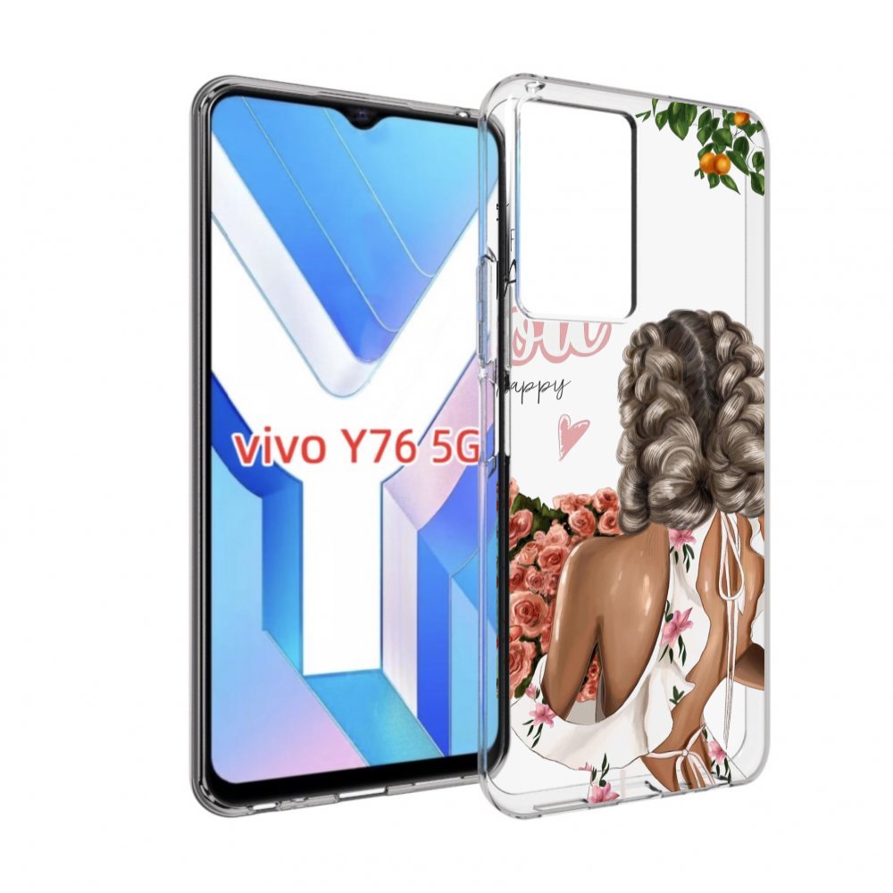 

Чехол MyPads Мелочи-делают-тебя-счастливой для Vivo Y76 5G, Прозрачный, Tocco