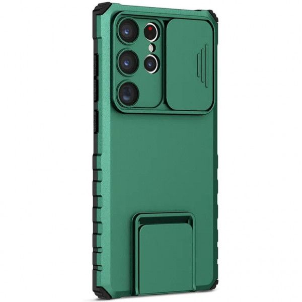 фото Противоударный чехол epik camshield holder для samsung galaxy s23 ultra с защитой камеры