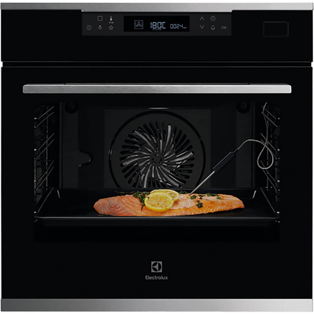 

Встраиваемый электрический духовой шкаф Electrolux EOB7S31 черный, EOB7S31