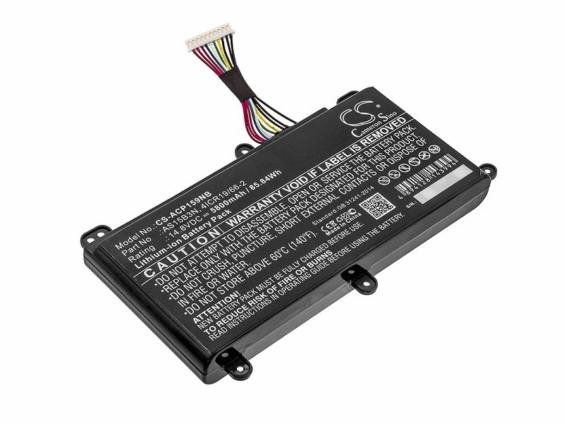 

Аккумулятор для Acer Predator 15, 17 G9 (4ICR19/66-2, AS15B3N)