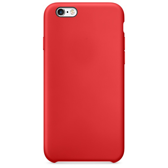 фото Силиконовый чехол silicone case для iphone 6 / 6s, красный grand price