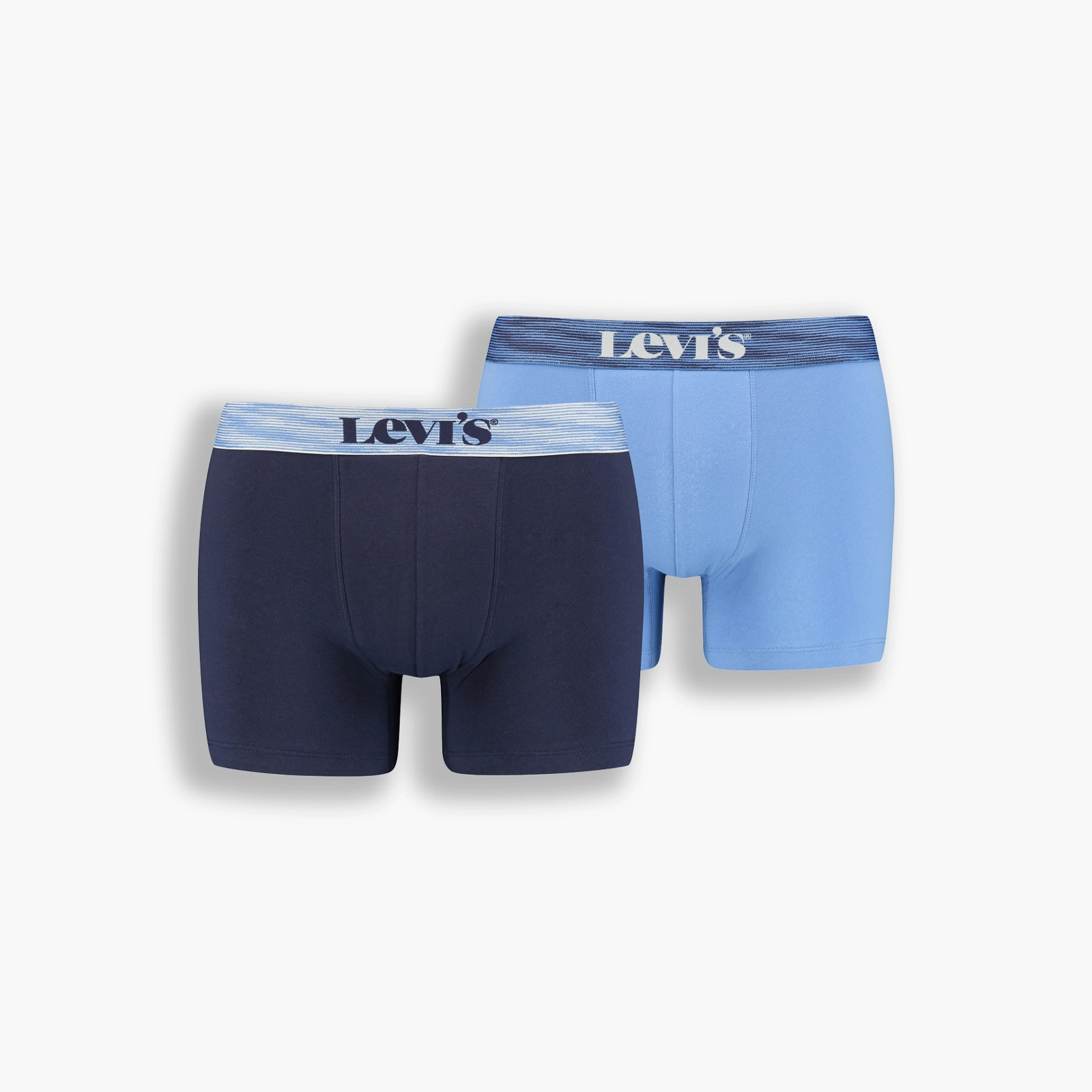 

Боксеры мужские Levi's Irregular Stripe Wb Boxer Brief 2P синие L, Irregular Stripe Wb Boxer Brief 2P