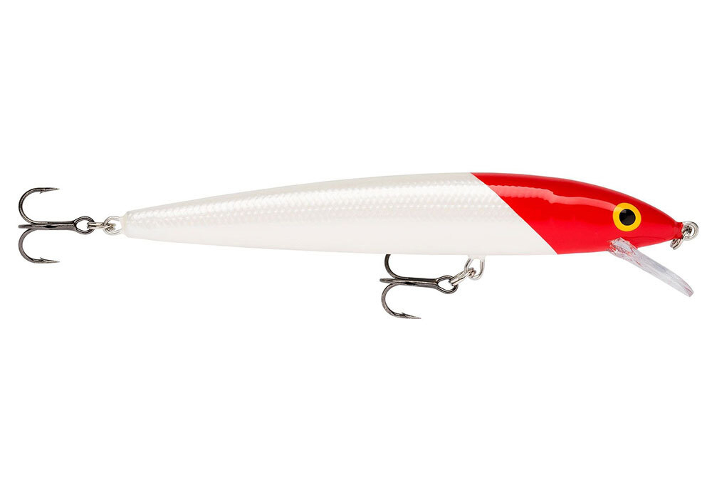 

Воблер Rapala Husky Jerk 100мм цвет RH, Белый;красный, Husky Jerk