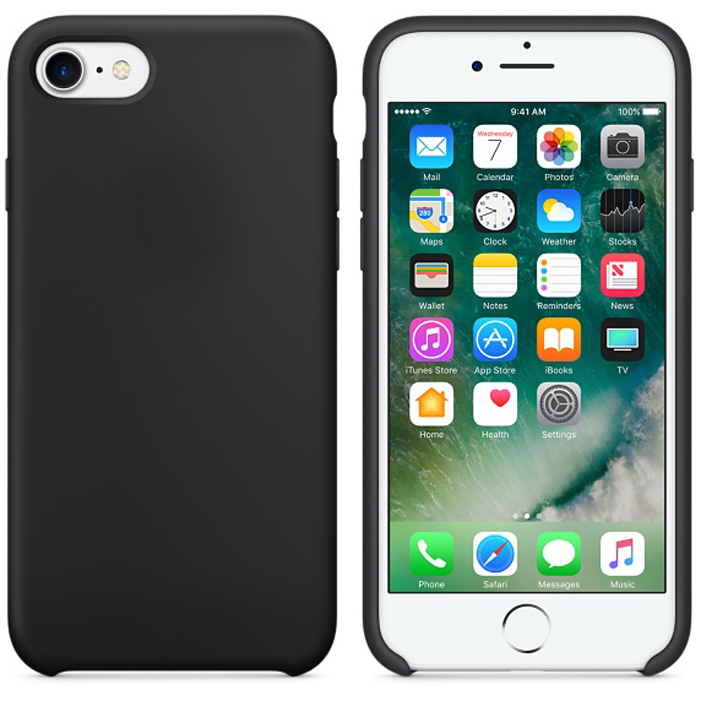 

Силиконовый чехол Silicone Case для iPhone 7 / 8 / SE (2020), черный, Apple iPhone 7 / 8 / SE (2020)