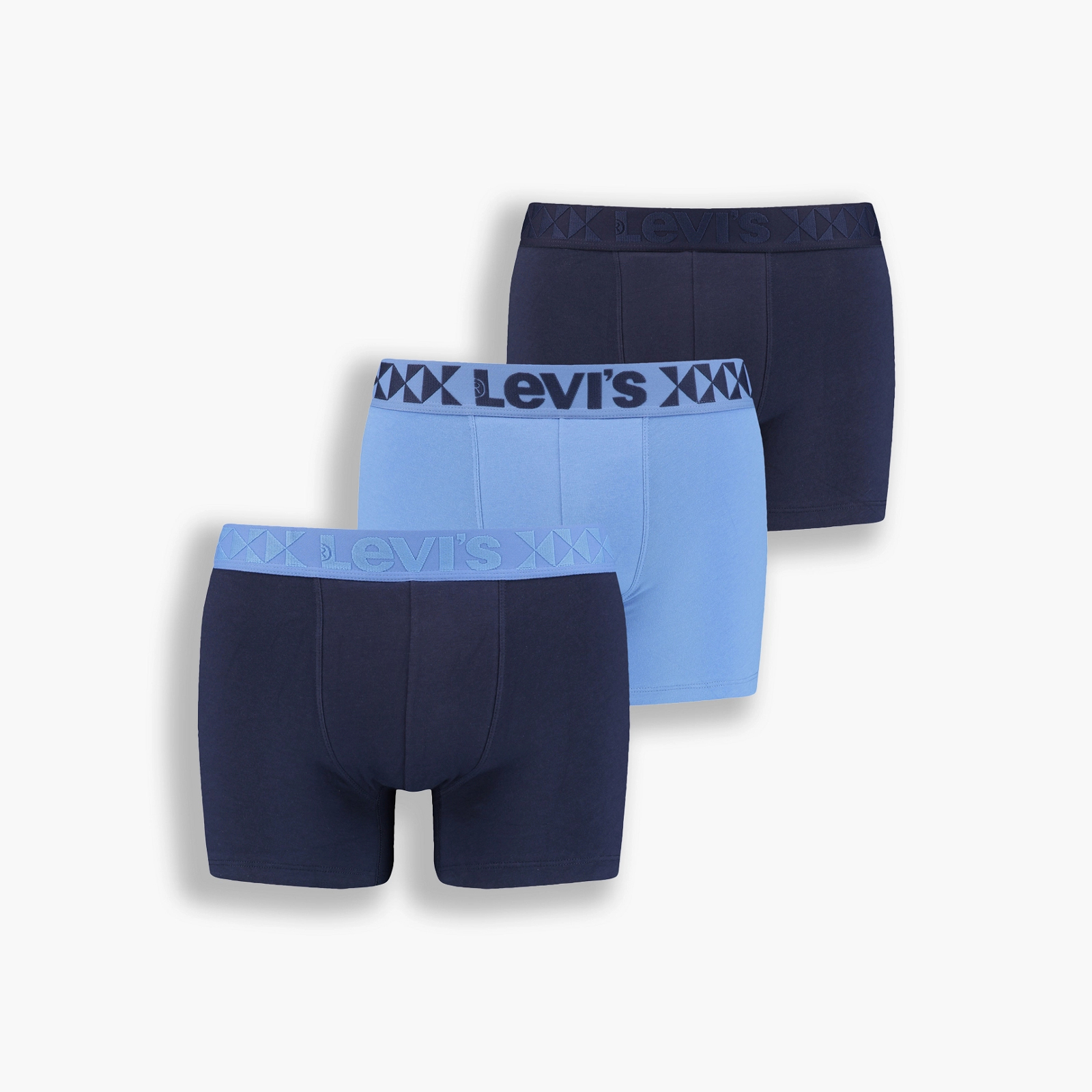 

Боксеры мужские Levi's Giftbox Denim Geo Elastics Boxer Brief 3 разноцветные M, Giftbox Denim Geo Elastics Boxer Brief 3