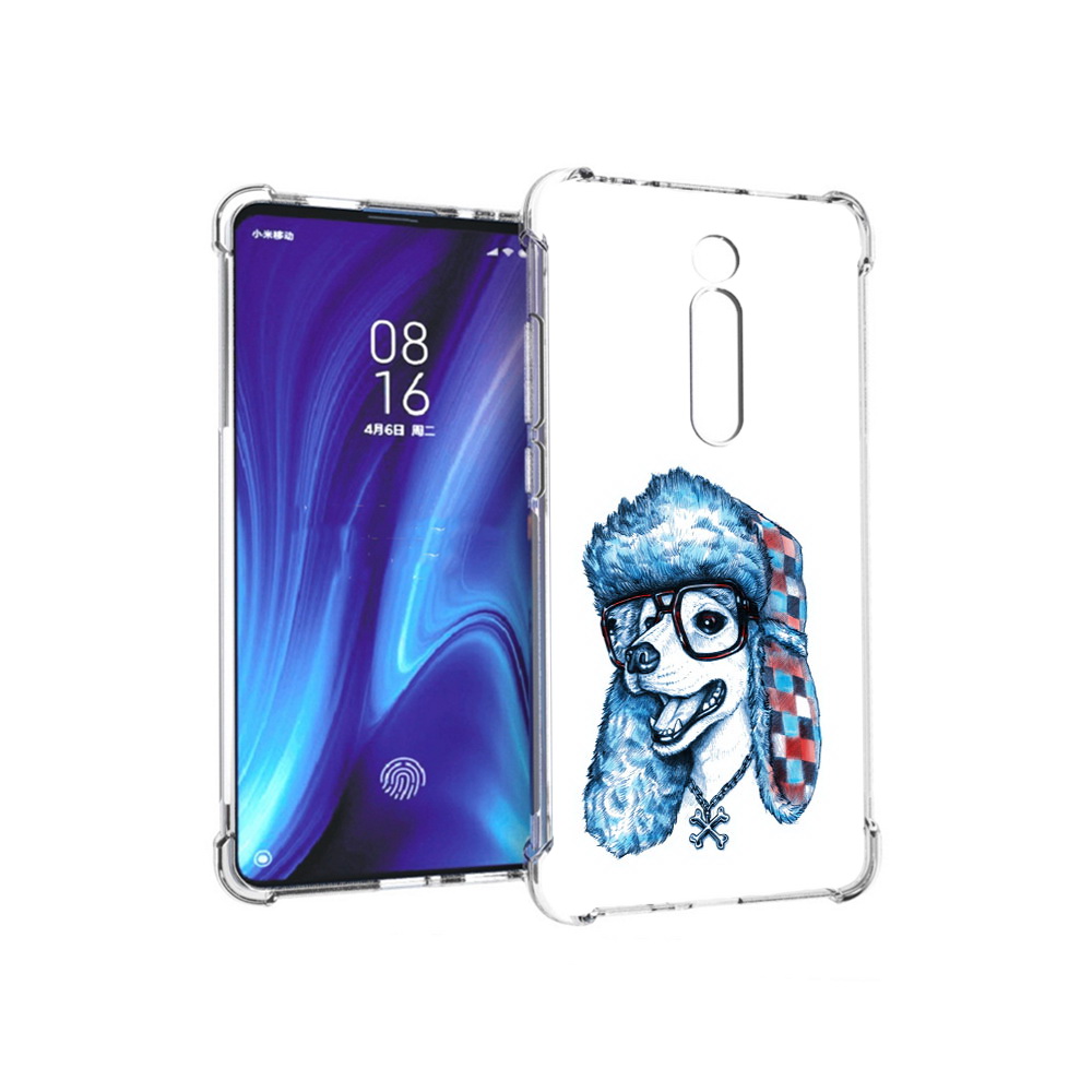 

Чехол MyPads Tocco для Xiaomi Redmi K20 зимний пес (PT130504.291.362), Прозрачный, Tocco