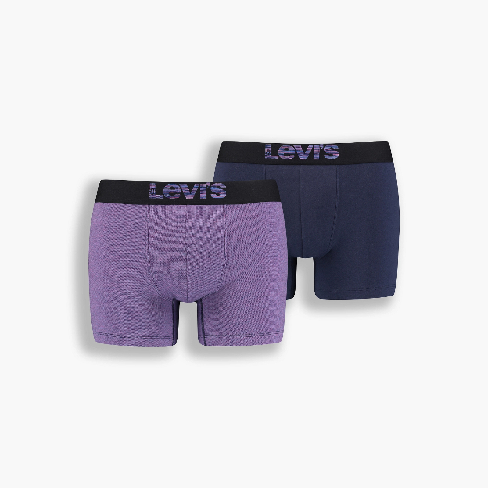 

Боксеры мужские Levi's Optical Illusion Boxer Brief Organic Co синие M, Optical Illusion Boxer Brief Organic Co