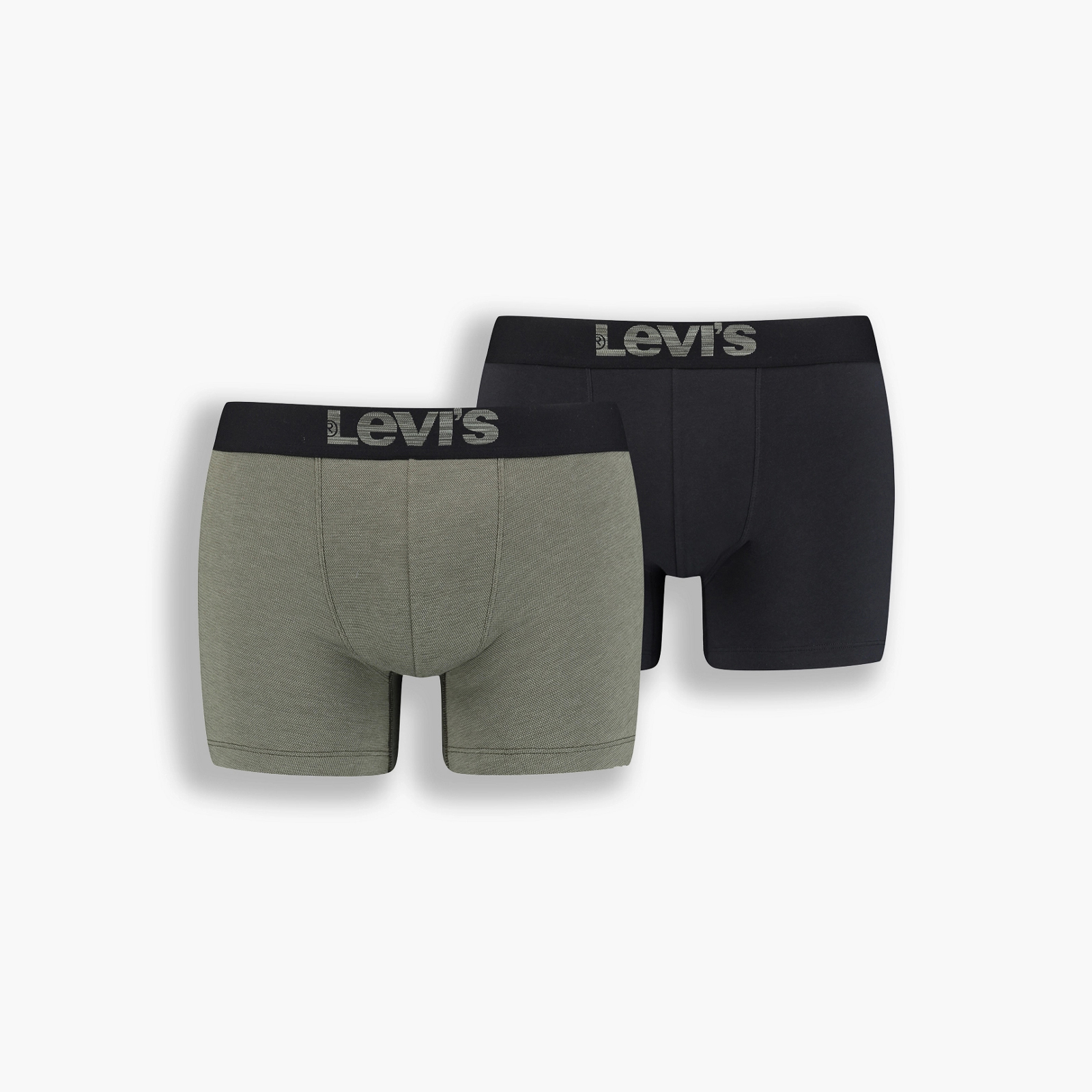 

Боксеры мужские Levi's Optical Illusion Boxer Brief Organic Co черные M, Optical Illusion Boxer Brief Organic Co