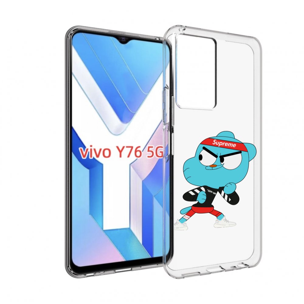 

Чехол MyPads Модный-Гамбол для Vivo Y76 5G, Прозрачный, Tocco
