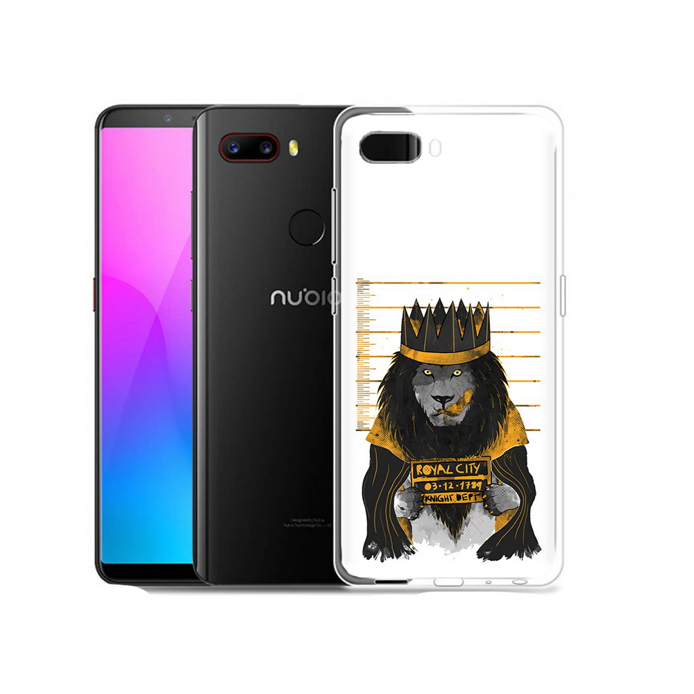 

Чехол MyPads Tocco для ZTE Nubia Z18 лев в законе (PT115657.463.435), Прозрачный, Tocco