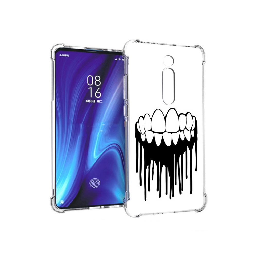 

Чехол MyPads Tocco для Xiaomi Redmi K20 зубы (PT130504.291.372), Прозрачный, Tocco