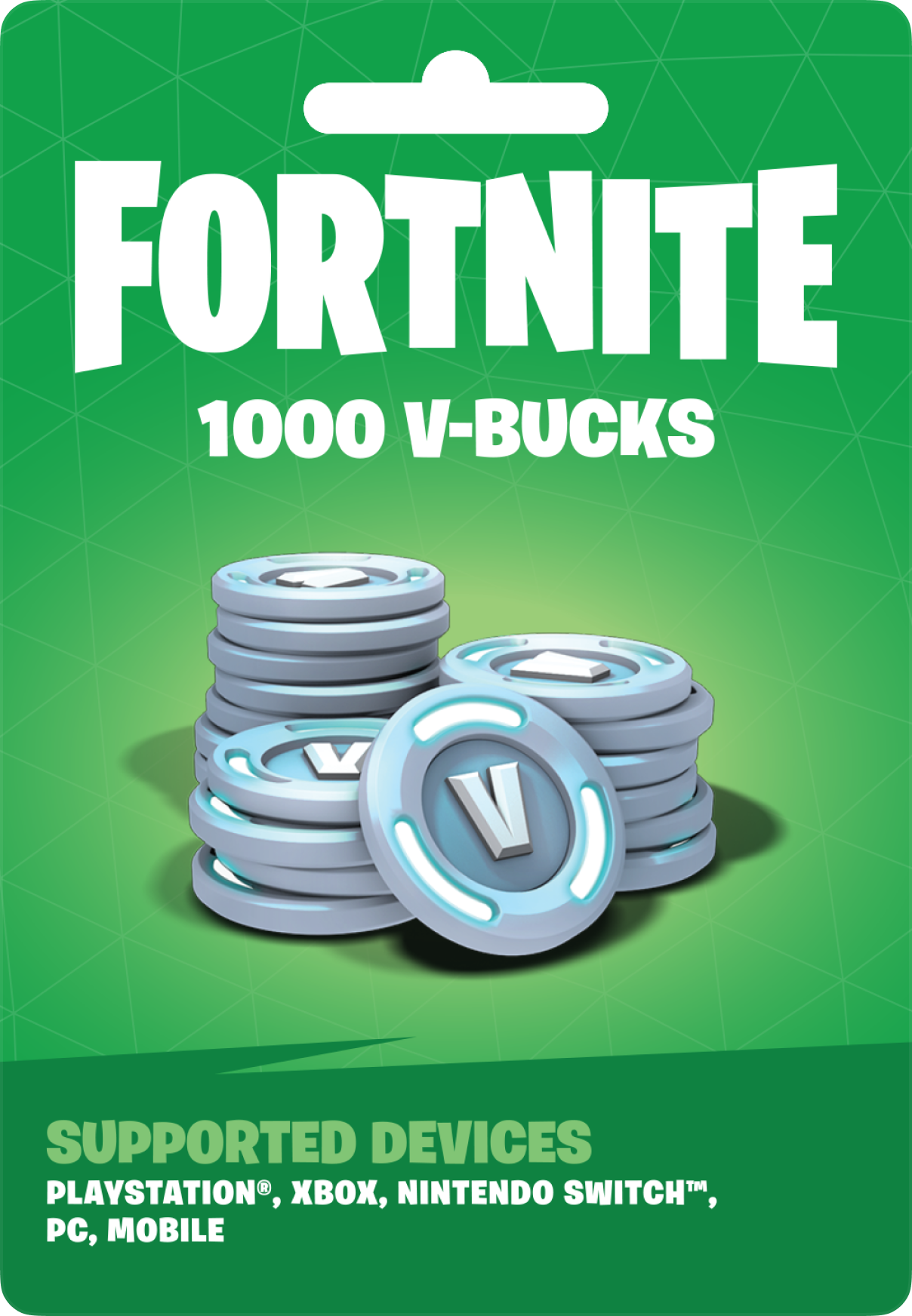 фото Карта для пополнения fortnite 1000 в-баксов, v-bucks