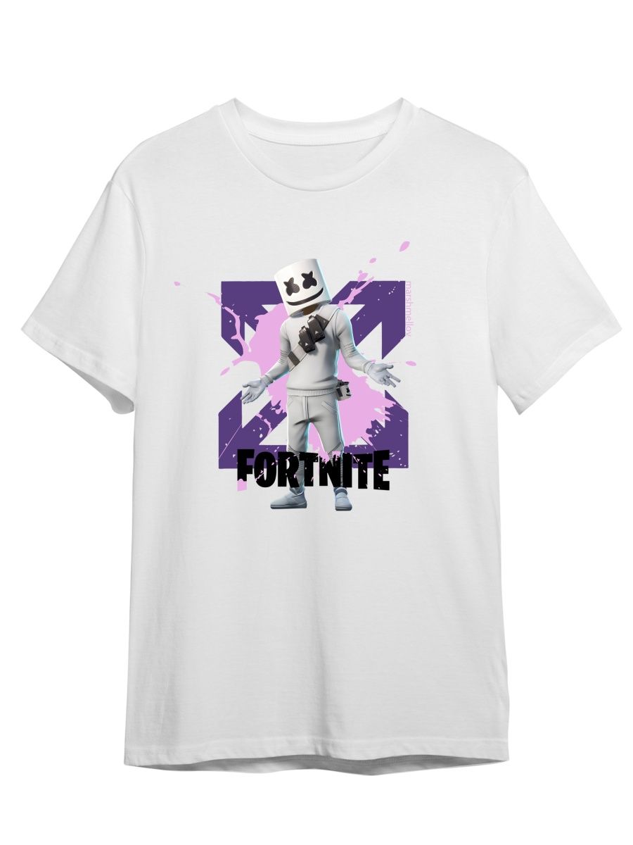 

Футболка унисекс СувенирShop Fortnite/Фортнайт/Epic Games 7 белая 2XL (52-54), Белый, "Fortnite/Фортнайт/Epic Games" 7