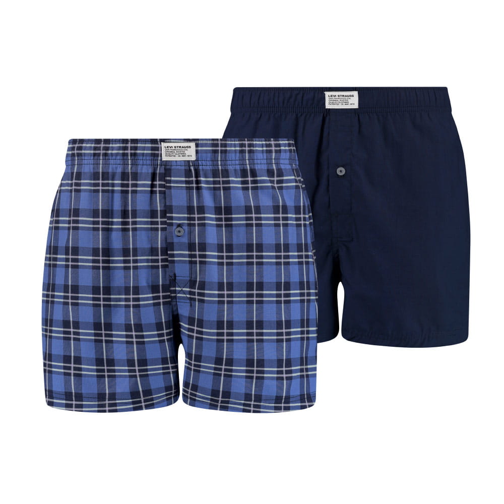 

Боксеры мужские Levi's Woven Boxer 2P разноцветные L, Woven Boxer 2P