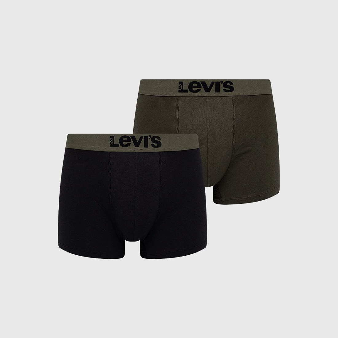 

Боксеры мужские Levi's Solid Basic Boxer 2P черные XXL, Solid Basic Boxer 2P