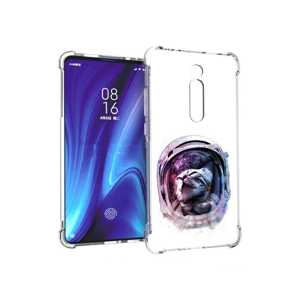 Чехол MyPads Tocco для Xiaomi Redmi K20 кот в шлеме (PT130504.291.396)