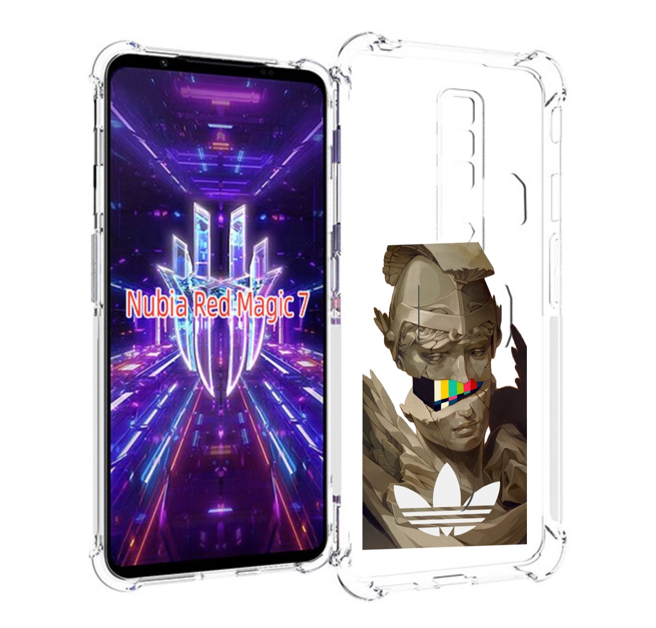 Чехол MyPads статуя-адидас для ZTE Nubia Red Magic 7