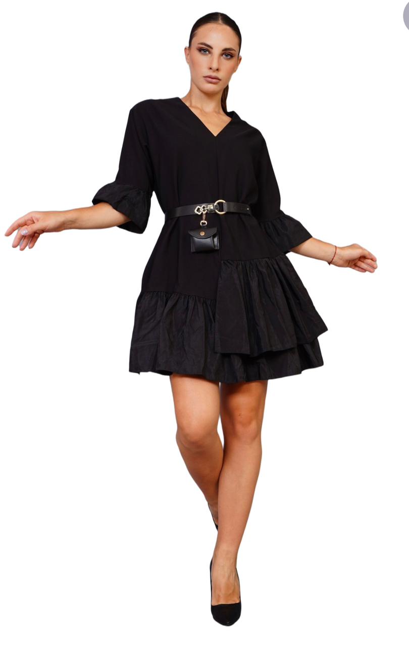 Платье женское Body Form 3068-B черное 46 EU