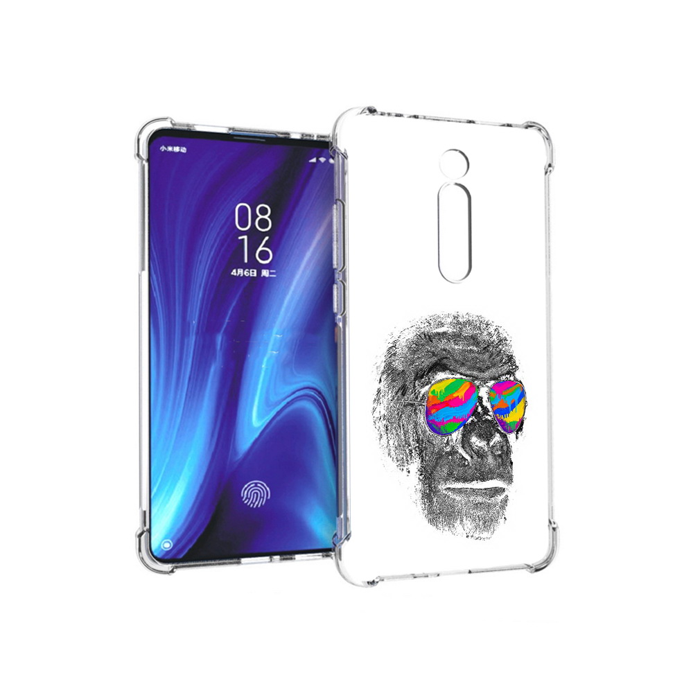 

Чехол MyPads Tocco для Xiaomi Redmi K20 крутая обезьяна в очках (PT130504.291.422), Прозрачный, Tocco