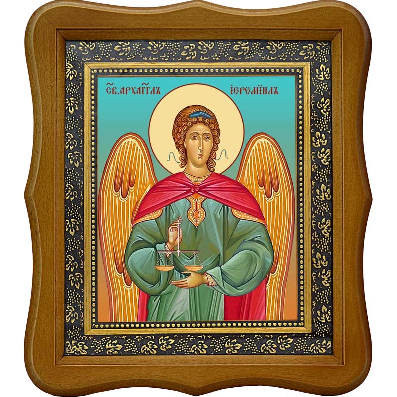 

Иере­ми­ил Ар­хан­гел. Икона на холсте.